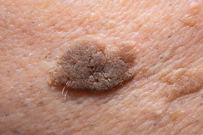 Different types of seborrheic keratosis