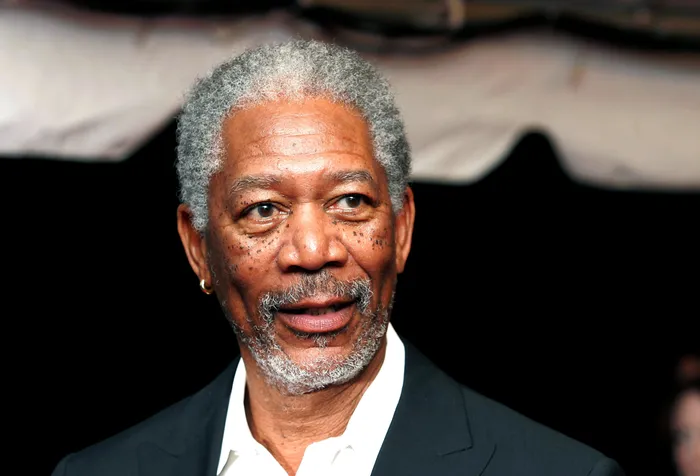 Photo of Morgan Freeman, illustrating Dermatosis Papulosa Nigra