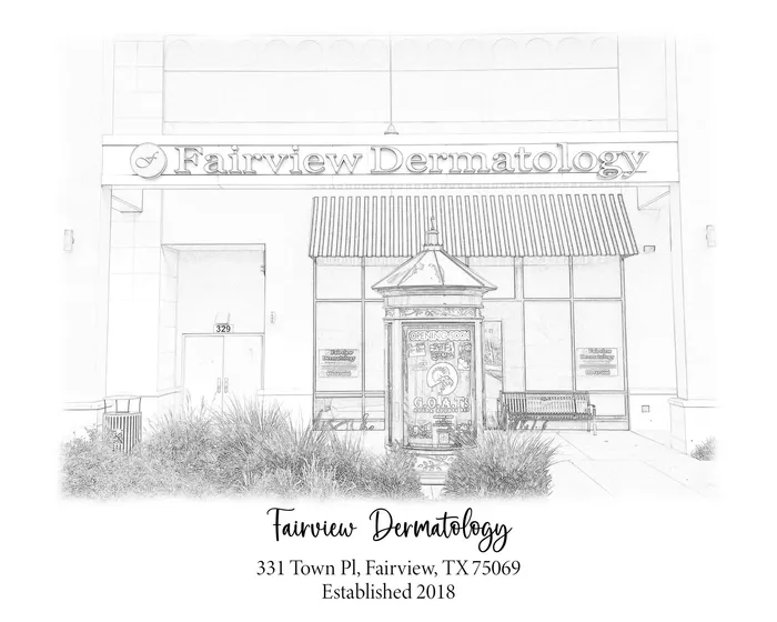 An illustration of the Fairview Derm Office